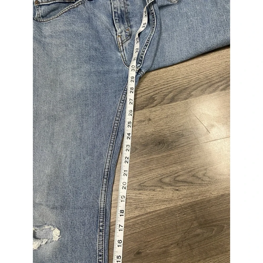 Levi's 505 Jeans Size 34 x 32 Blue‎ Light Wash  Denim Straight Fit